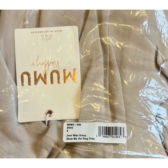 Show Me Your Mumu Jenn Maxi Formal Bridesmaid Show Me The Ring Chiffon NWT S - Picture 6 of 6